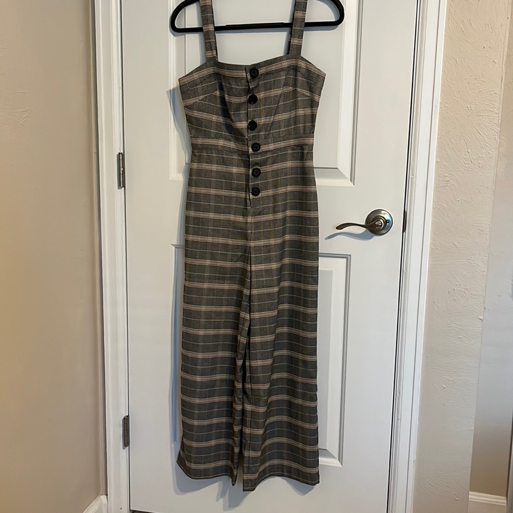 Jumpsuit, size 2 Gray and tan